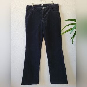 Woolrich Classic Black Corduroy Pants size 12
